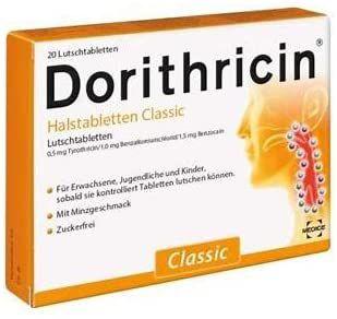Dorithricin Spar-Set 3x20 Halstabletten. Schnelle und effektive Hilfe bei Halsweh und Schluckbeschwerden.