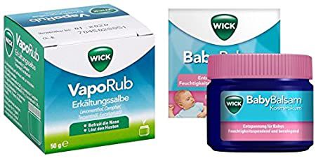 Wick Eltern-Baby-Set (Erkältungssalbe plus Babybalsam) …