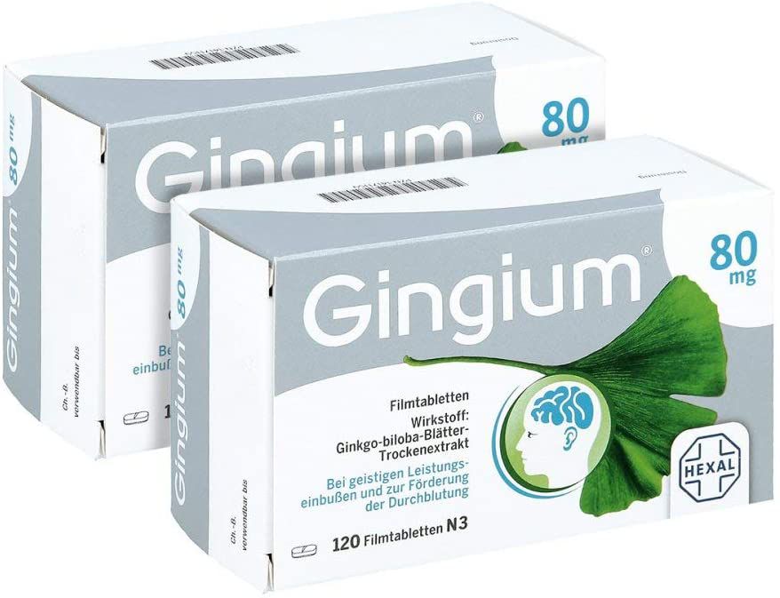Gingium 80 mg Filmtablett 2x120 st